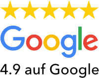4.9 auf Google