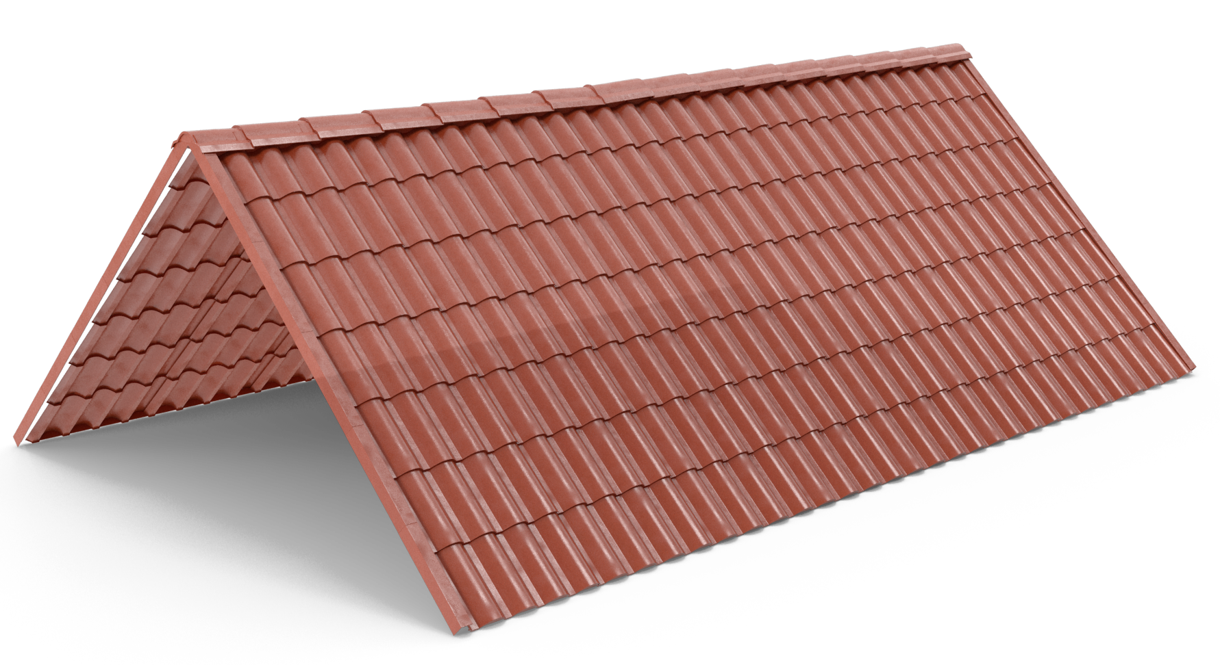 Tiles Gable Roof Structure Plastic.H15.2k